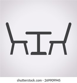 Table With Chairs Icon