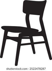 A table and chairs icon isolated vector