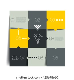 Table, chart, schedule, text banner, template. Infographics elements.