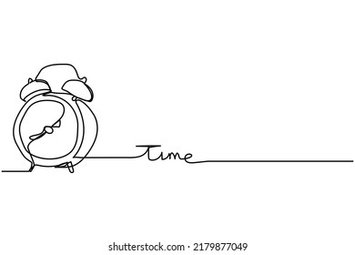 table clock illustration logo design to remember the time