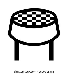 table cloth icon isolated sign symbol vector illustration - high quality black style vector icons
