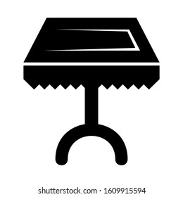 table cloth icon isolated sign symbol vector illustration - high quality black style vector icons
