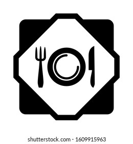 table cloth icon isolated sign symbol vector illustration - high quality black style vector icons
