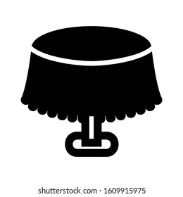 table cloth icon isolated sign symbol vector illustration - high quality black style vector icons
