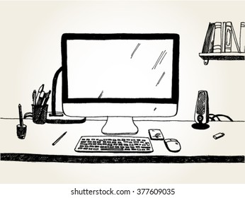 Computer Drawing Images, Stock Photos & Vectors | Shutterstock