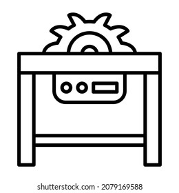 Table Cutter icon vector image. Can also be used for web apps, mobile apps and print media.