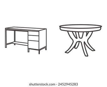 Table desi shepe design vector