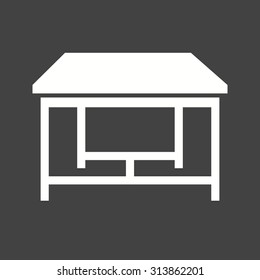 Table, desk, office icon vector image.Can also be used for furniture design. Suitable for mobile apps, web apps and print media.