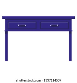 table with drawers wooden house forniture