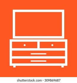 Table, dressing, apartment icon vector image.Can also be used for furniture design. Suitable for mobile apps, web apps and print media.