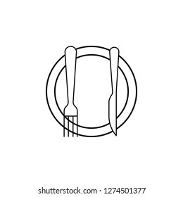 table etiquette icon. Can be used for web, logo, mobile app, UI, UX