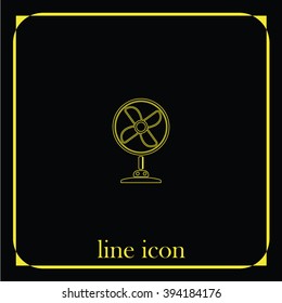 Table fan icon. Air conditioner.