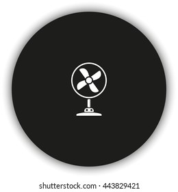 Table fan icon. Air conditioner.