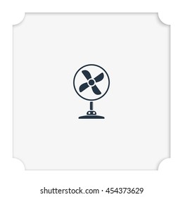 Table fan icon. Air conditioner.