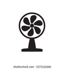 Table fan icon vector isolated