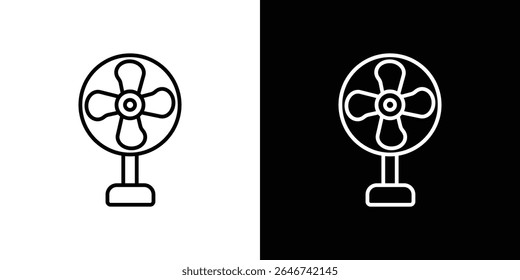 Table Fan icon vector simple element illustration editable