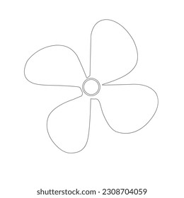 Tischfan einzeln auf weißem Hintergrund mit Beschneidungspfad. tragbarer Batterieventilator