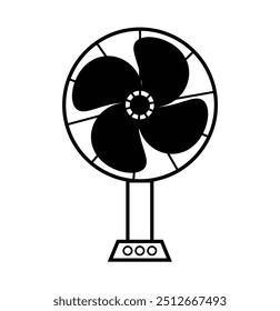 Tisch Fan Vektor Symbol , modernes Design eps 10.
