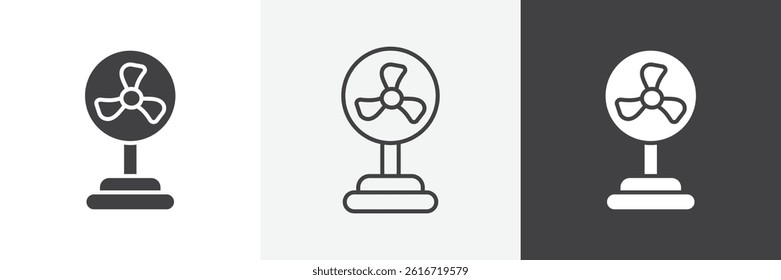 Table Fan web vector icons