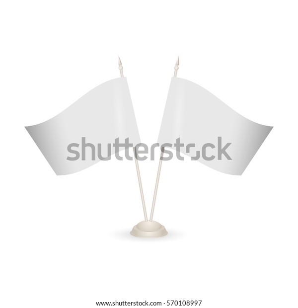 Download Table Flag Mockup Vector Flag Isolated Stock Vector Royalty Free 570108997