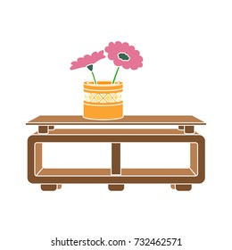 table flowers icon