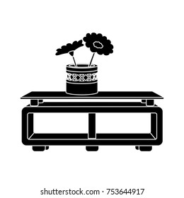 table flowers icon