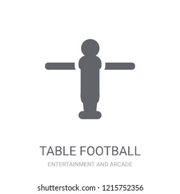Table football icon. Trendy Table football logo concept on white background from Entertainment and Arcade collection. Suitable for use on web apps, mobile apps and print media.