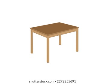 Table Furniture Cutout - Free vector graphic Design for illustration, Wooden table Vector illustration  Art, Icons, and   Free Download.