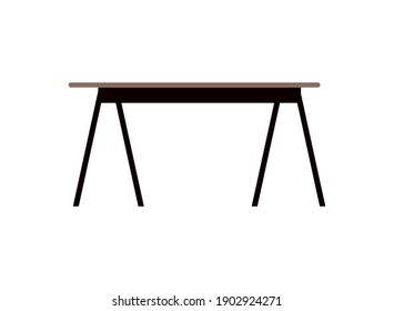 table furniture icon flat isolated design vector illustration