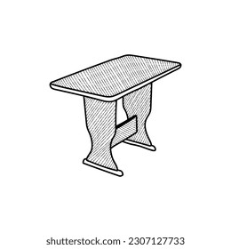 Table Furniture Line Art Creative Design