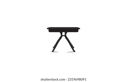 Table furniture logo flat icon