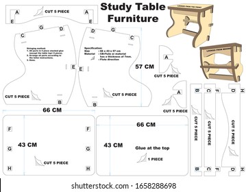 Table furniture made of CB flute carton paper.  very strong and artistic.  assembling it is very easy.