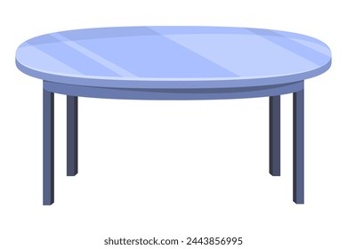 Table furniture of wood, interior wooden desk. Empty wooden table isolated illustration on white background. Vector illustration of platform or stand