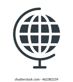 Table Globe Vector Icon
