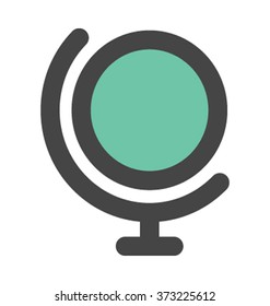 Table Globe Vector Illustration