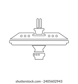 table icon black with white background