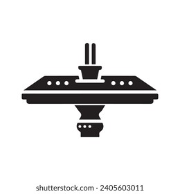 table icon black with white background