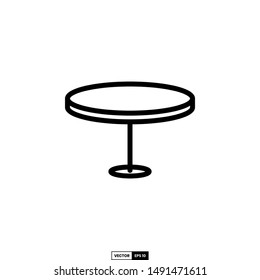 Table icon, design inspiration vector template for interface and any purpose