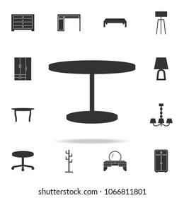 table icon. Detailed set of furniture icons. Premium quality graphic design. One of the collection icons for websites web design mobile app on white background