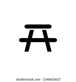 table icon. Flat style design isolated on white background.