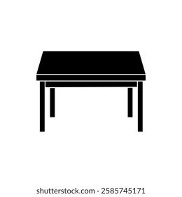 Table icon flat style isolated. Vector