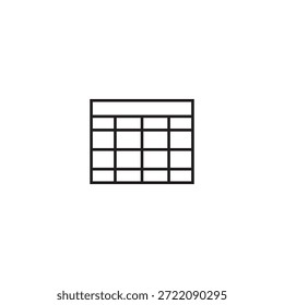 table icon illustration element design