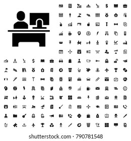 Table icon illustration isolated vector sign symbol. editable company icons vector set.