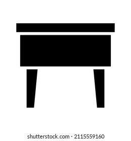 Table icon isolated on white background