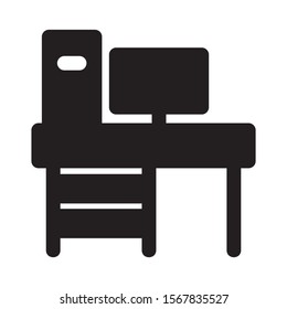 table icon isolated sign symbol vector illustration - high quality black style vector icons
