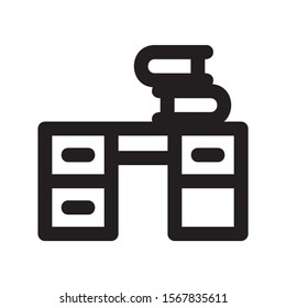 table icon isolated sign symbol vector illustration - high quality black style vector icons
