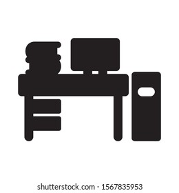 table icon isolated sign symbol vector illustration - high quality black style vector icons

