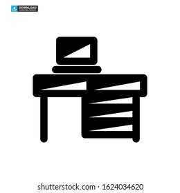 table icon isolated sign symbol vector illustration - high quality black style vector icons
