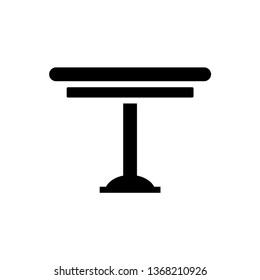 Table icon isolated vector sign symbol.