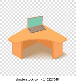 Table icon. Isometric illustration of table vector icon for web